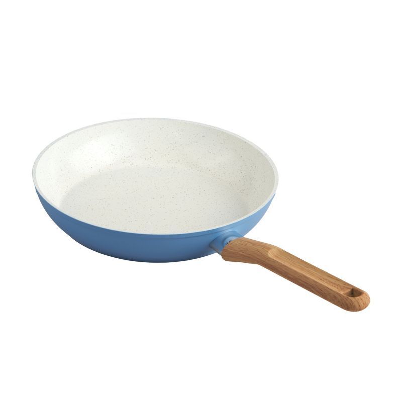 Light Blue 10" Aluminum Ceramic Nonstick Fry Pan