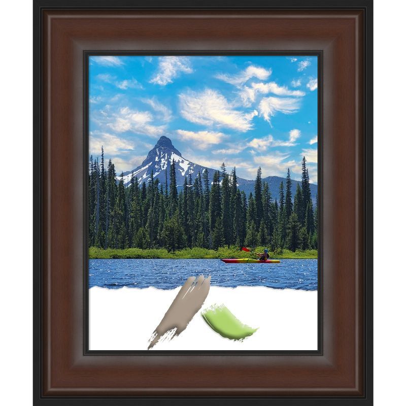 Classic Walnut 11x14 Satin Finish Wall Picture Frame