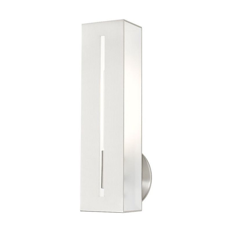 Soma Brushed Nickel Dimmable Outdoor Wall Sconce