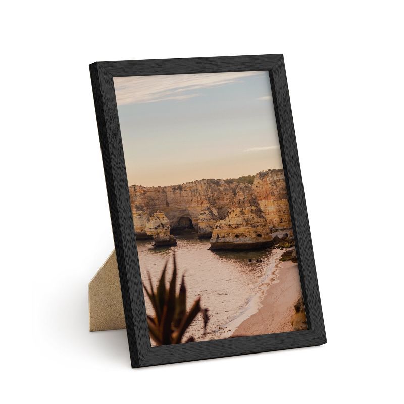 Black Oak 5x7 Matte Wood Picture Frame