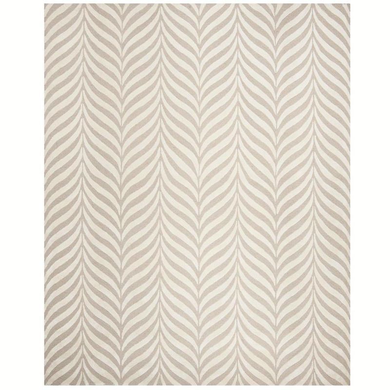 Ivory Elegance 8' x 10' Hand-Tufted Wool Area Rug