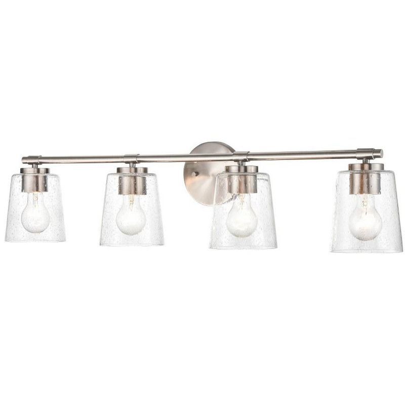 34" Brushed Nickel 4-Light Vanity Fixture