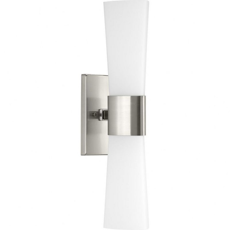 Zura Brushed Nickel 21" Modern Bath Vanity Light