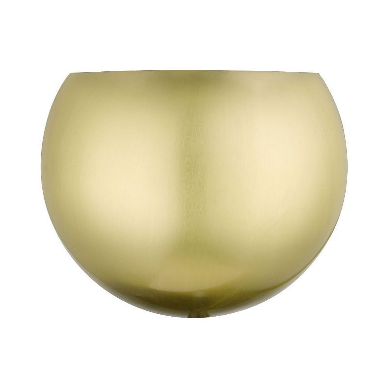 Satin Brass 1-Light Direct Wired Electric Sconce