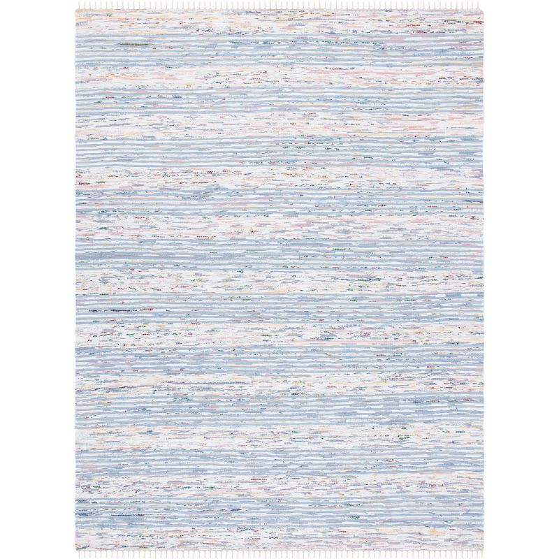 Ivory Coastline 6' x 9' Handwoven Cotton & Synthetic Area Rug