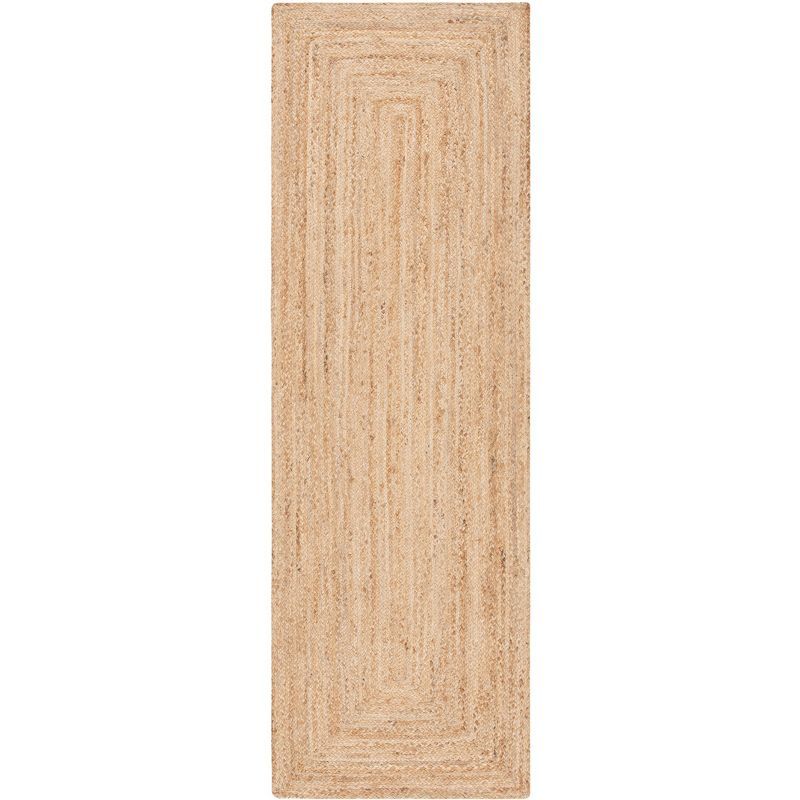 Natural Jute Handwoven Flat Woven Area Rug