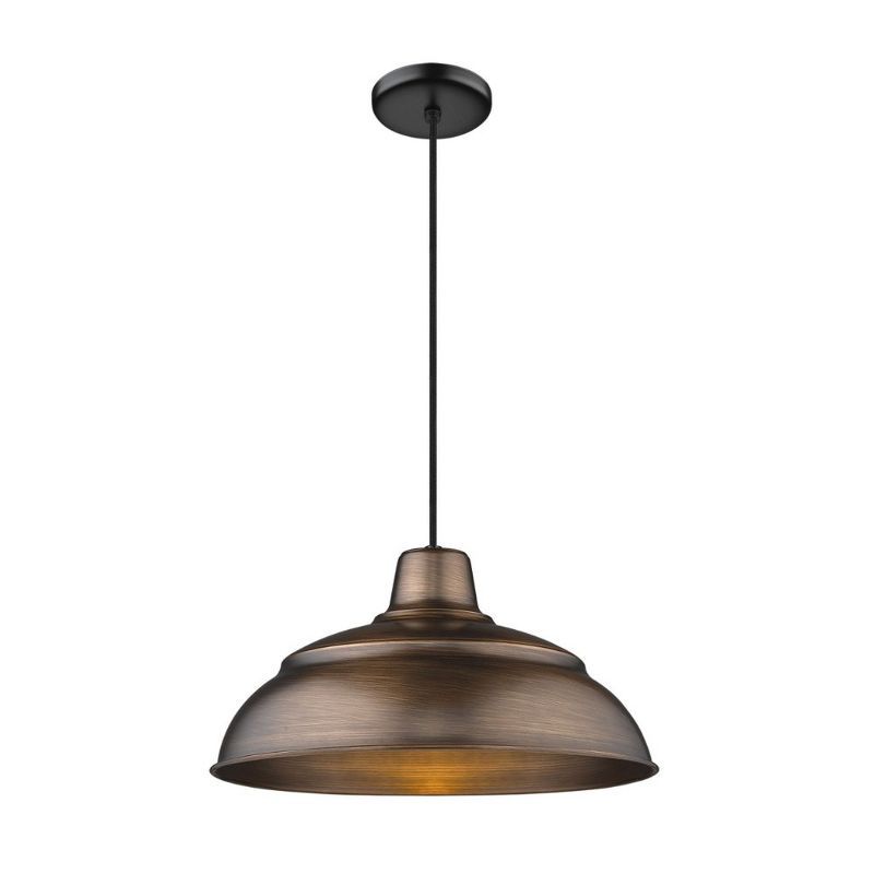 Natural Copper 17" Indoor/Outdoor Pendant Light