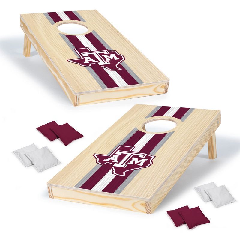 Michigan Wolverines 1'x2' Solid Wood Cornhole Set with Bean Bags