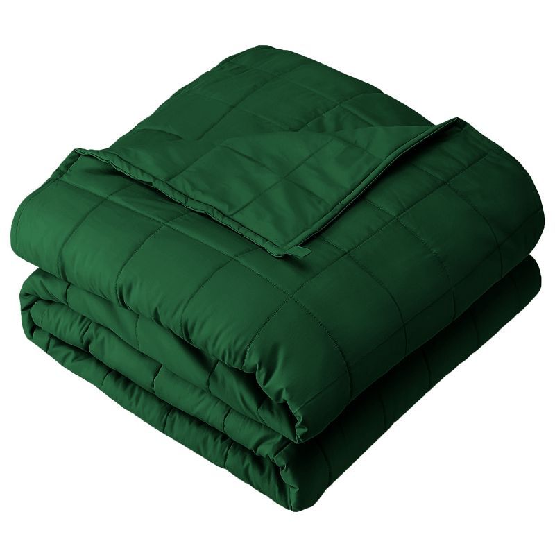 17 lb Forest Green Cotton Weighted Blanket for Kids
