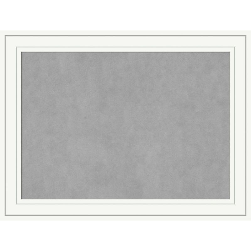 Craftsman White Wood Framed Magnetic Memo Board 33 x 25 in.