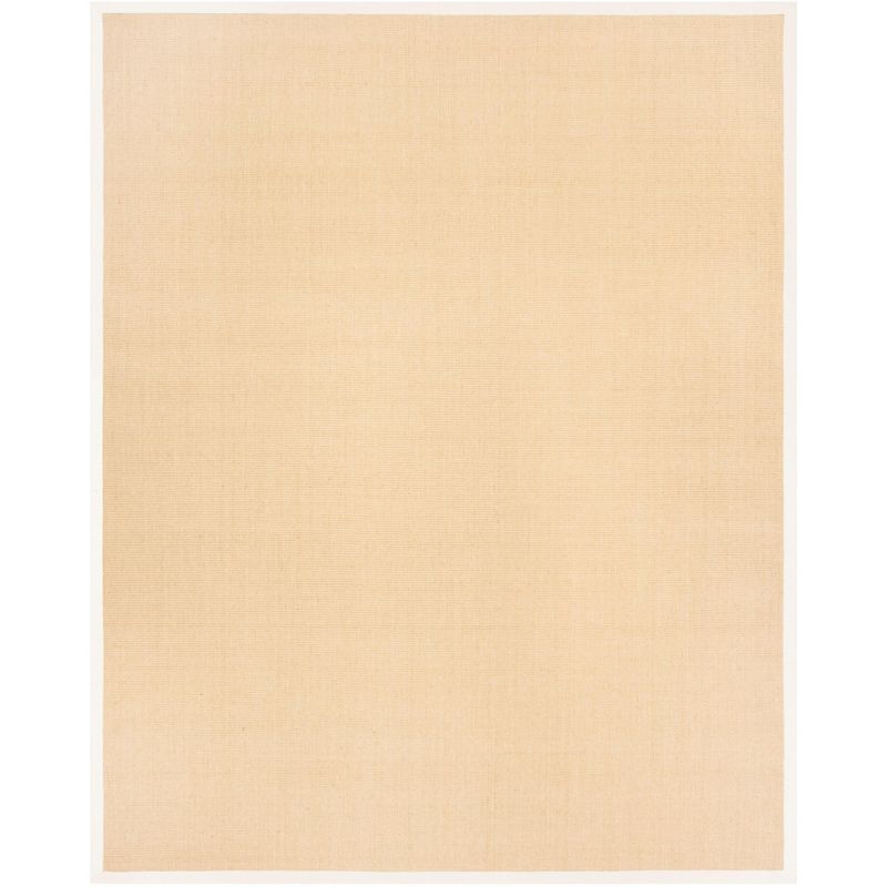 Maize and Wheat 9' x 12' Sisal Area Rug with Cotton Border