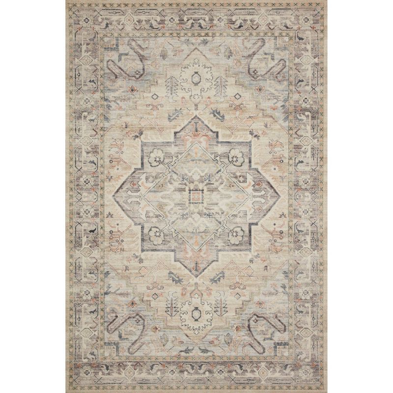 Elysian Ivory Oriental 9' x 12' Flat Woven Synthetic Rug