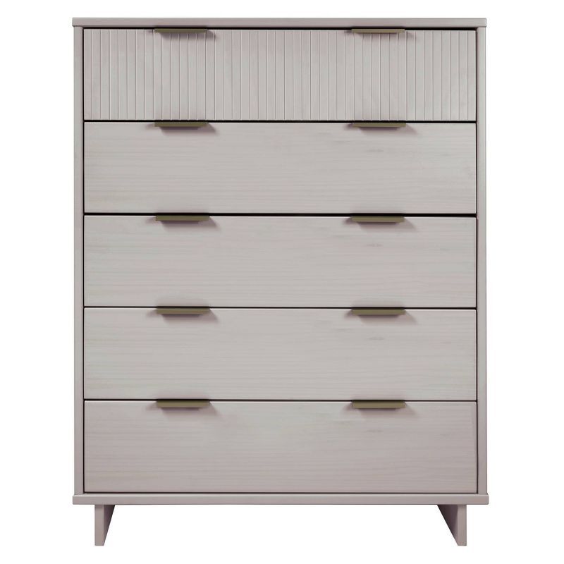 Granville Light Grey Vertical Dresser with Soft Close Drawer