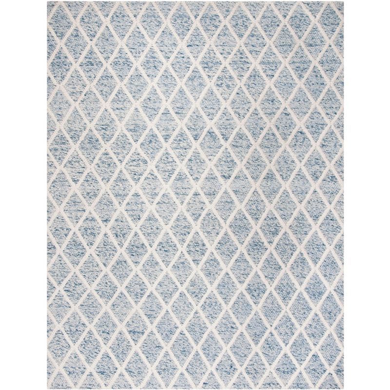 Ivory Elegance 8' x 10' Hand-Tufted Wool Blend Area Rug