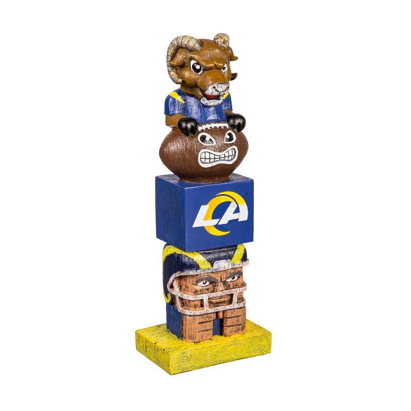 Los Angeles Rams Blue and Gold Team Garden Statue