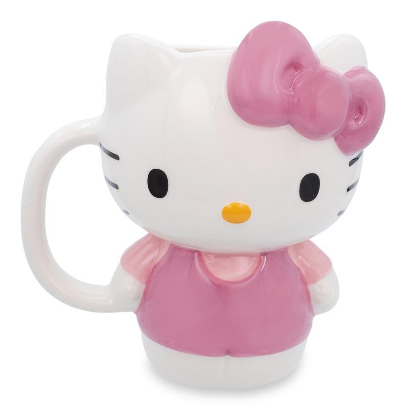 Hello Kitty 3D Sculpted Ceramic Mug with Pink Bow