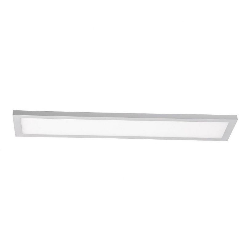 Delgado 24'' White Aluminum LED Flush Mount Light