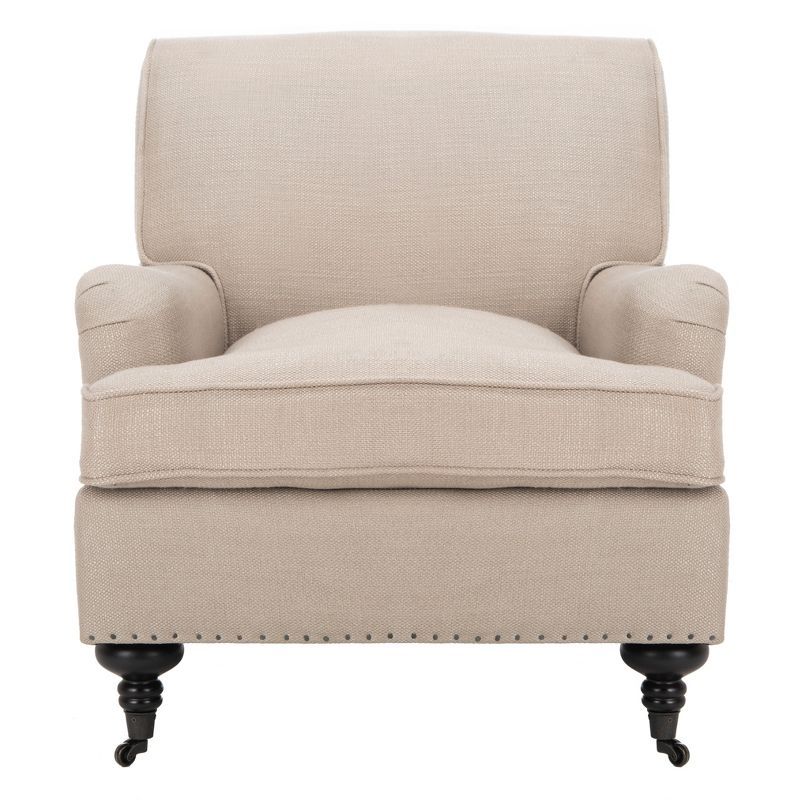 Antique Gold Contemporary Wood Accent Arm Chair