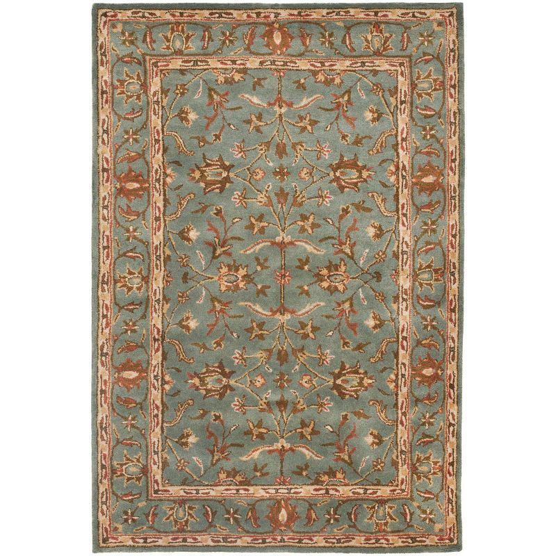 Heritage Blue Hand-Tufted Wool 9' x 12' Area Rug