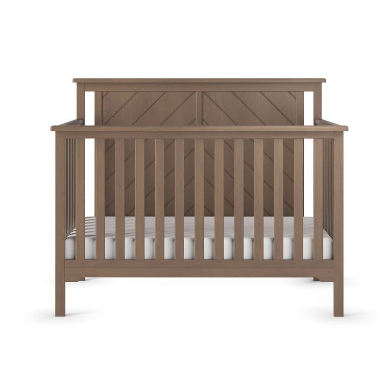 Dusty Heather 4-in-1 Convertible Crib with Flat Top