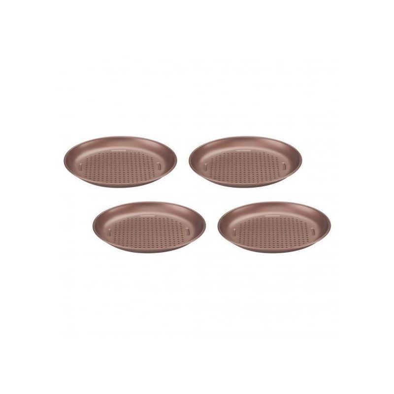 Cuisinart Bronze 7" Mini Pizza Pan Set, 4-Piece