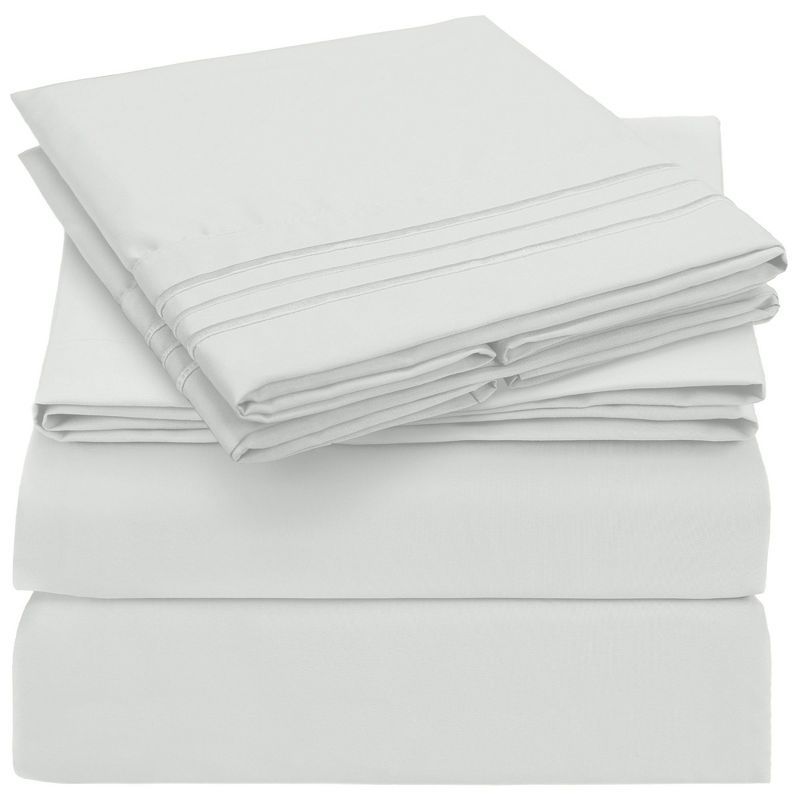 Ivory Queen 4-Piece Microfiber Sheet Set