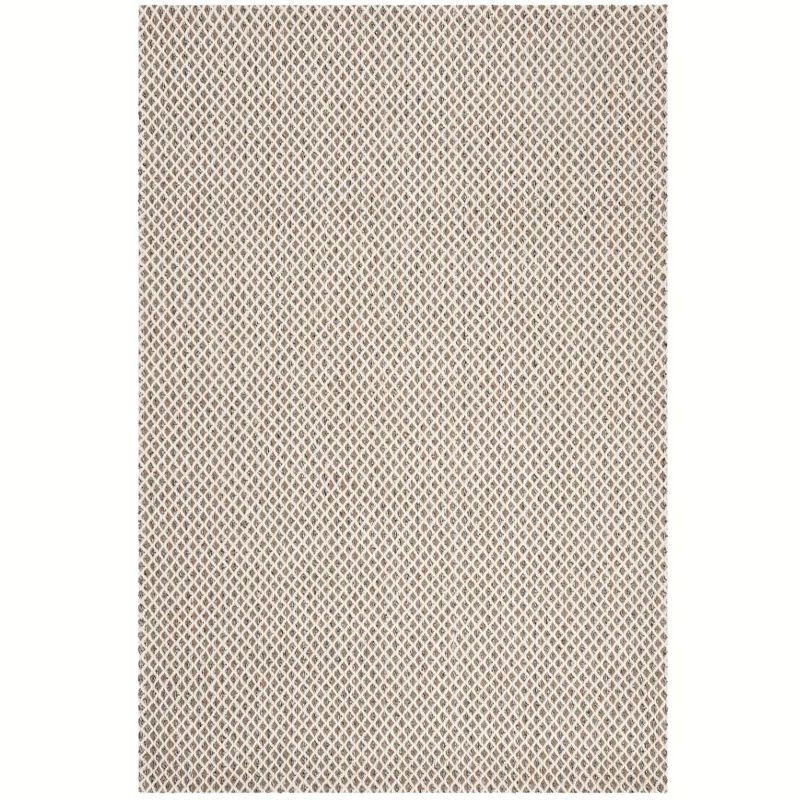 Wilton WIL104 Hand Hooked Area Rug Grey / Ivory 4' X 6' - Safavieh.