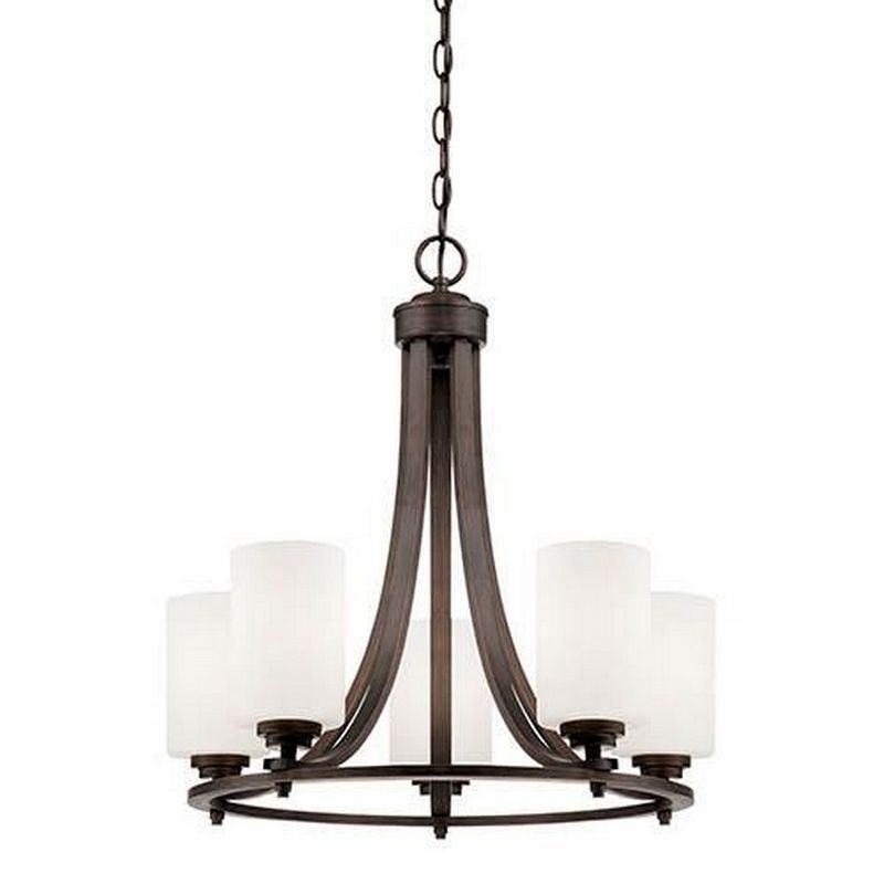 Bristo Elegance Rubbed Bronze 5-Light Chandelier