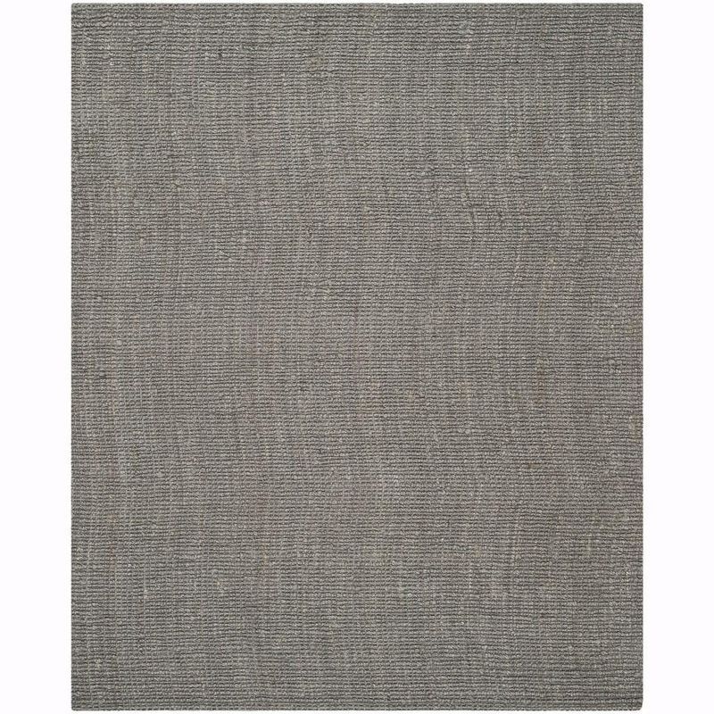 Light Gray Hand-Knotted Wool Area Rug, 68" x 22"