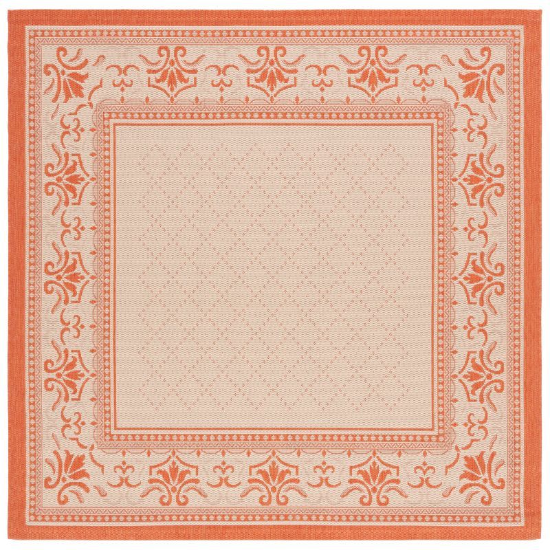 Terra Square 7'10" Synthetic Indoor/Outdoor Stain-Resistant Rug