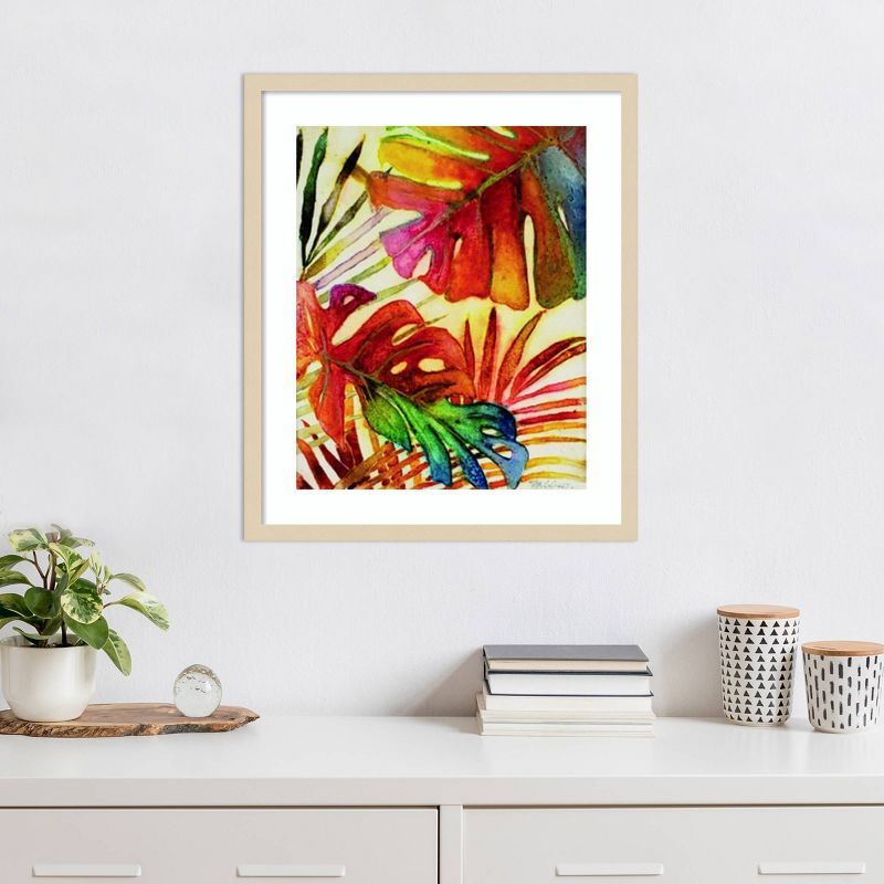 Tropic Botanicals I Svelte Natural Framed Graphic Art Print