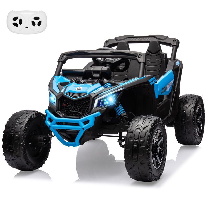 12V Blue Electric Ride-On UTV with Remote Control