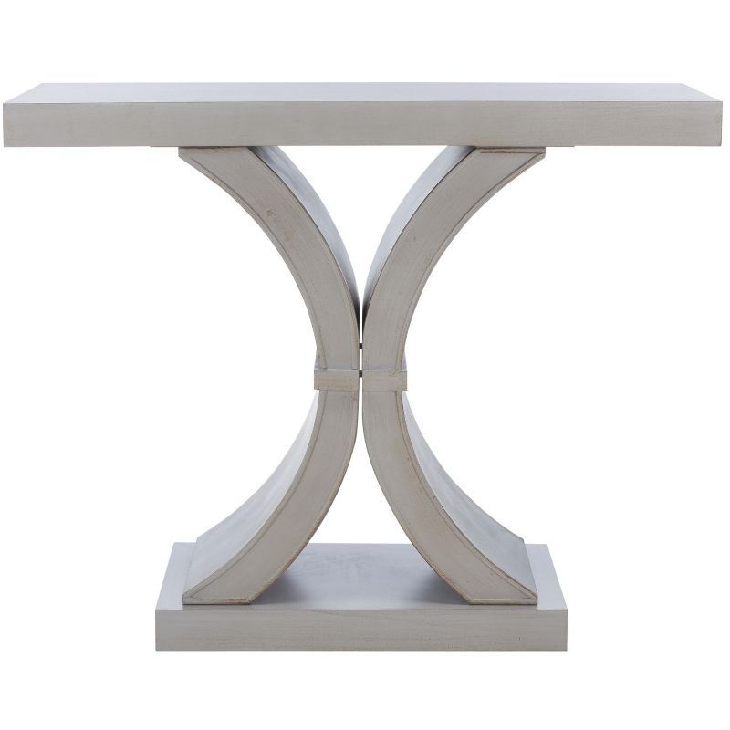 Dryden Grey Wood Console Table with Storage