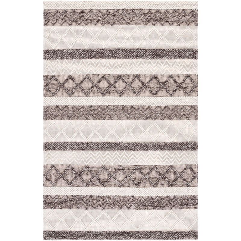 Ivory Coast Woolen 8' x 10' Handmade Flat Woven Area Rug