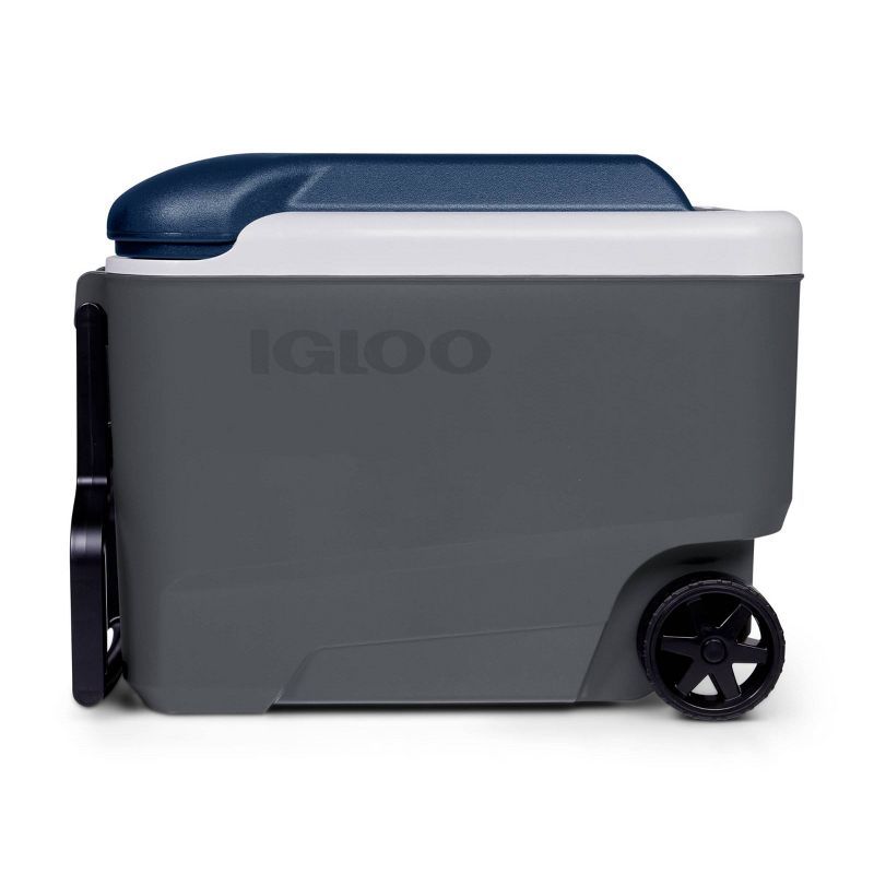 Igloo MaxCold 40qt Gray Roller Cooler with Wheels