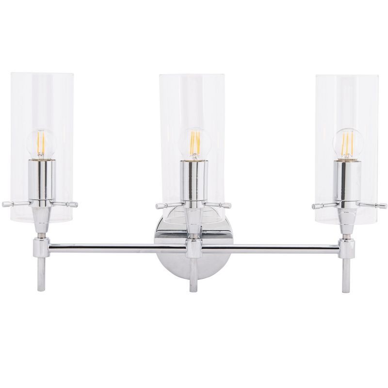 Norala Chrome 27" Glam 3-Light Vanity Sconce