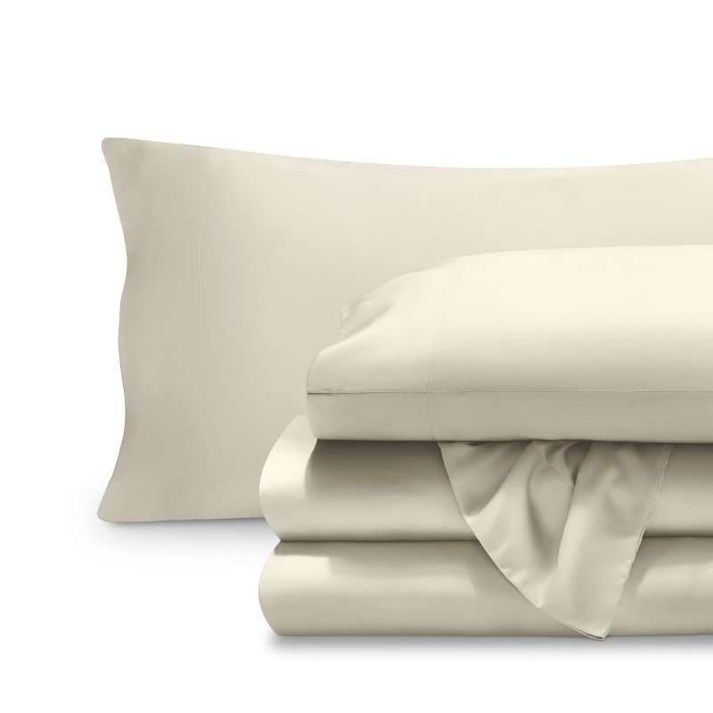 Twin XL Natural Cotton Deep Pocket Sheet Set