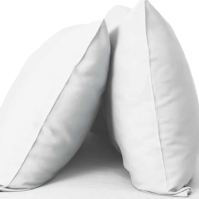 White Cotton Hypoallergenic Standard Pillowcase Set