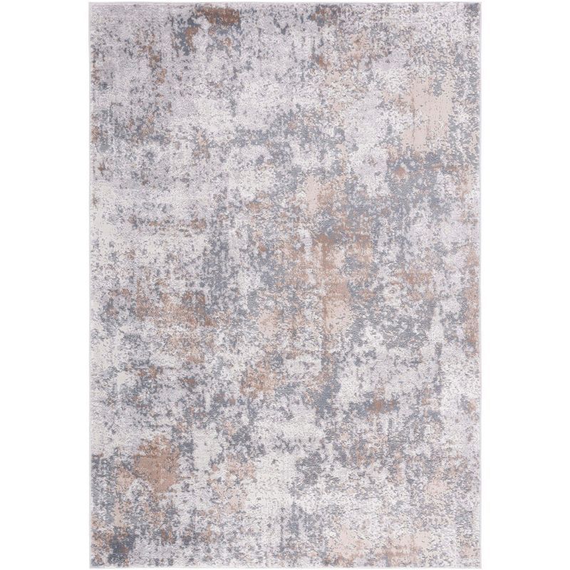 Eternal Gray and Beige Wool Blend 8' x 10' Area Rug