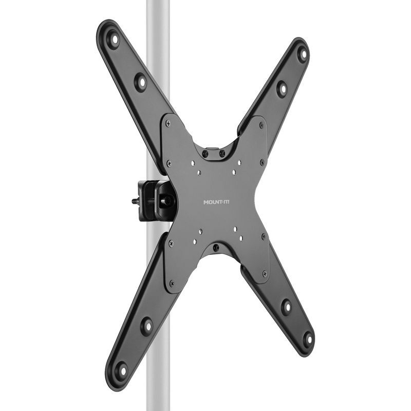 Mount-It! Full Motion Black Steel and Aluminum TV Pole Mount for 32" to 55" Screens