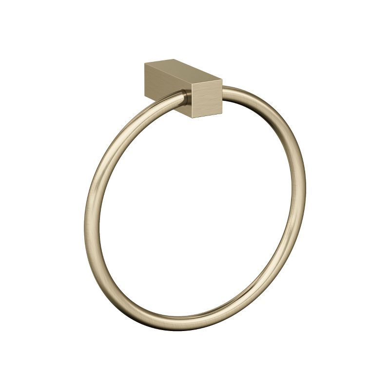 Golden Champagne 6-1/2 Inch Wall Mounted Towel Ring