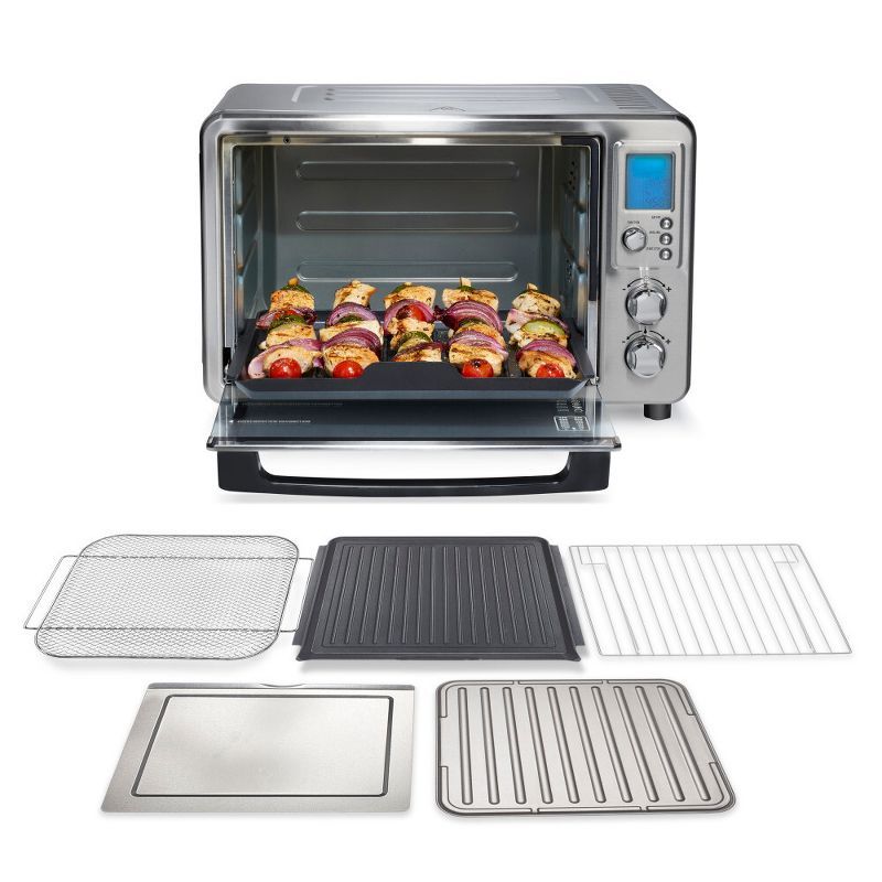 Stainless Steel 4-Slice Convection Broiler Toaster Oven