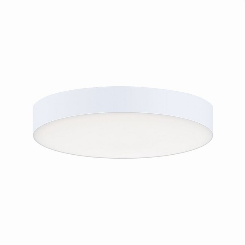 White Aluminum LED Indoor/Outdoor Flush Mount Light