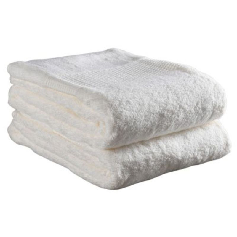 Luxurious White Organic Turkish Cotton Bath Towel Set