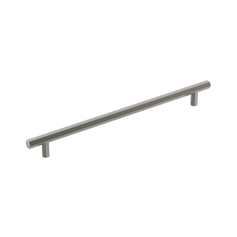 12-Inch Brushed Nickel Modern Cabinet Bar Pull