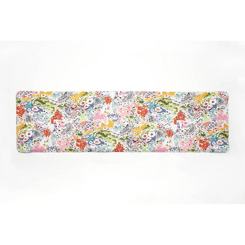 Teddi Multicolor Floral Anti-Fatigue Kitchen Mat 60" x 20"