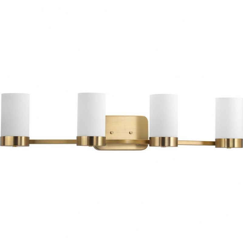 Elevate Brushed Bronze 34.5" Mid-Century Modern Bath Vanity Light