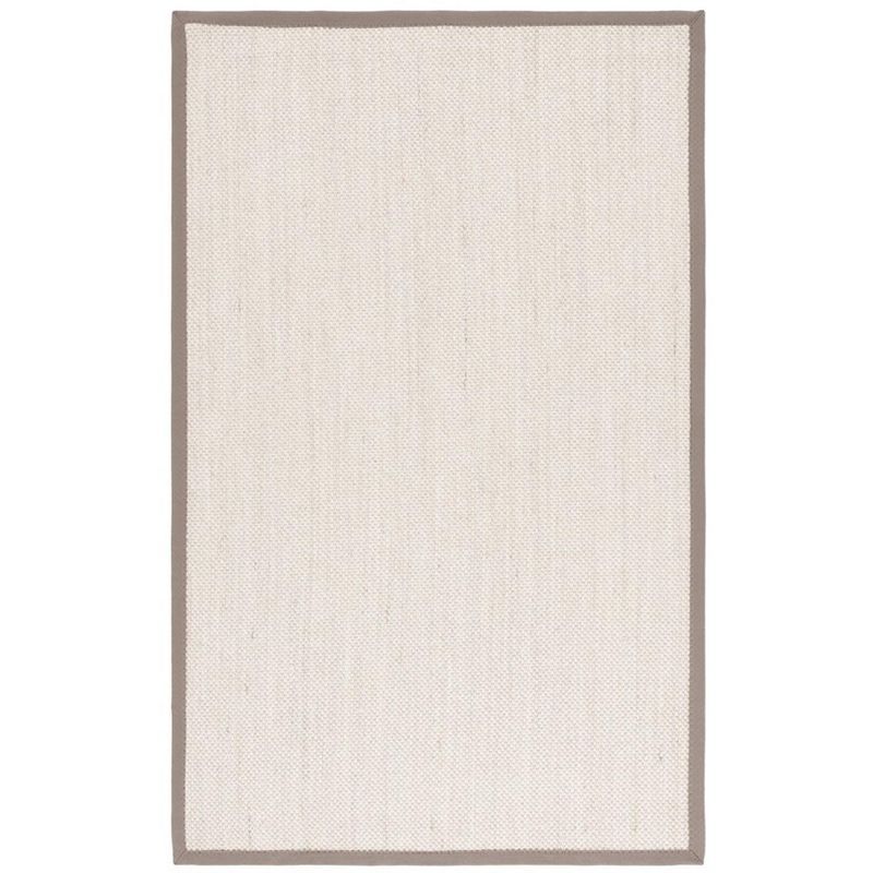 Hand-Knotted Marble & Khaki Eco-Friendly 5' x 8' Area Rug