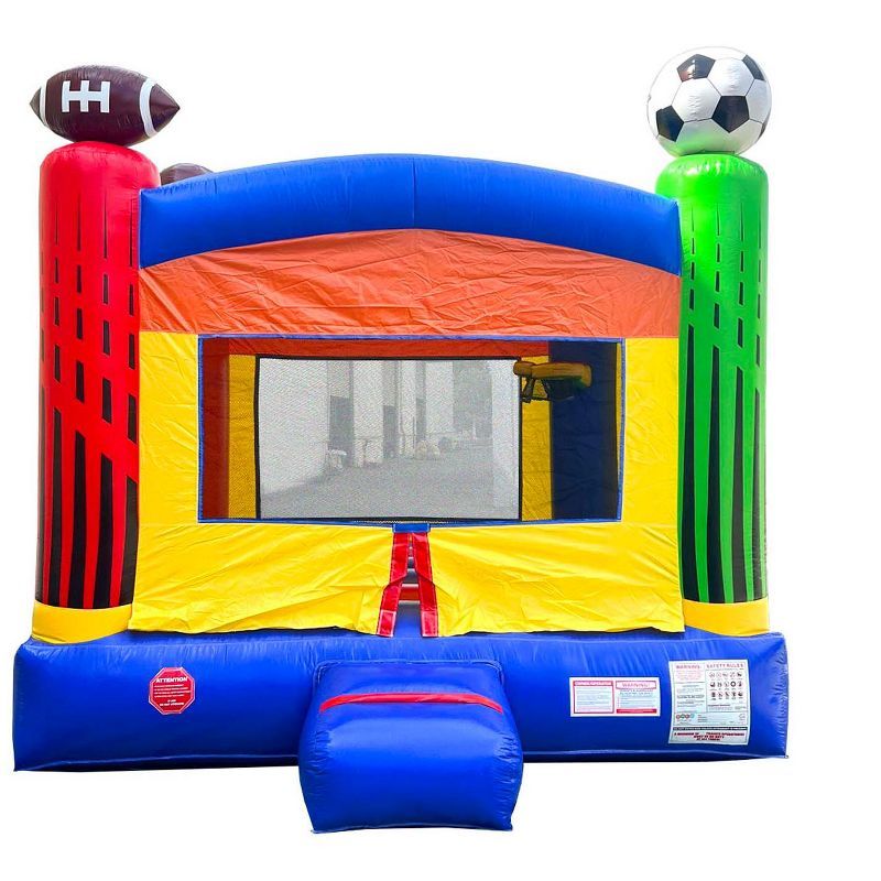 Colorful Sports Theme Inflatable Bounce House for Kids