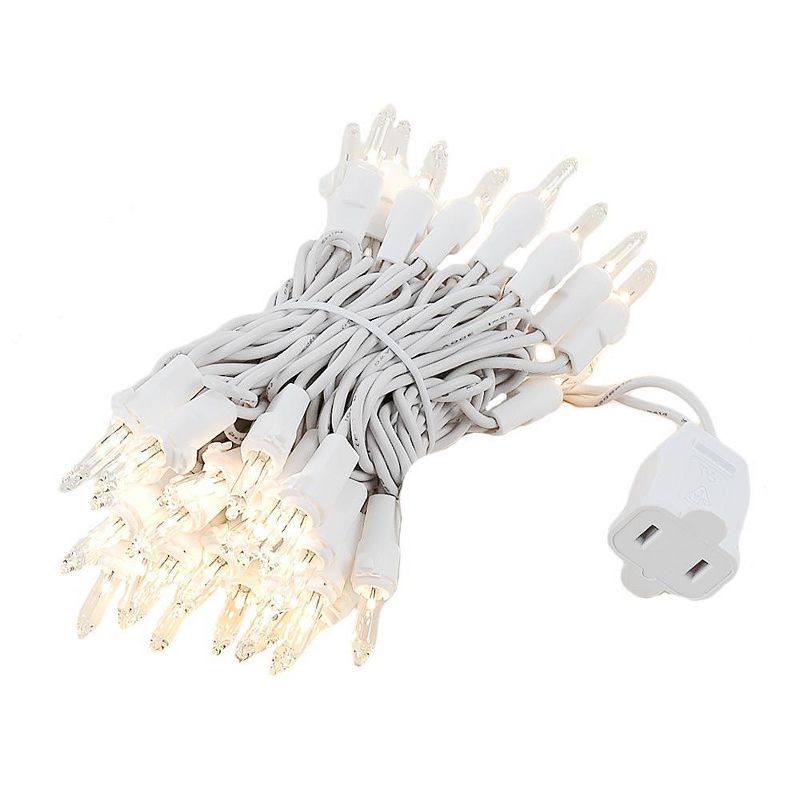 Warm White Incandescent Mini Christmas String Lights, 11 Feet
